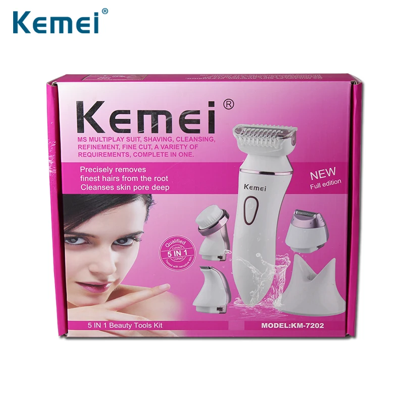 Kemei 7202 5 в 1 депилятор Многофункциональный эпилятор женский бритвы Товары для