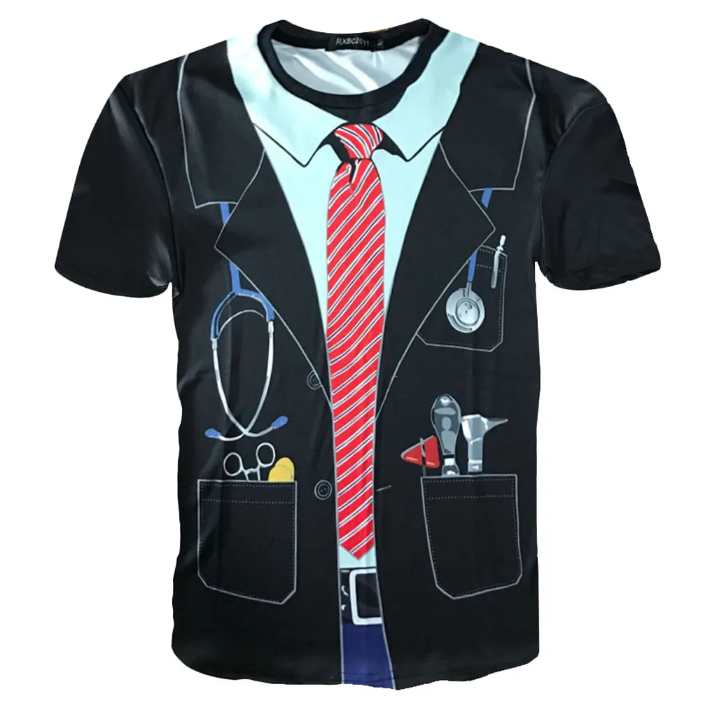 Personality Unisex Holiday Shirt Fancy Dress Rude Stag Party Fancy