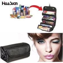 2016 Multifunctional Portable Women Makeup Bag Storage Organizer Box Beauty Case Travel Pouch roll n go Comestic Bags