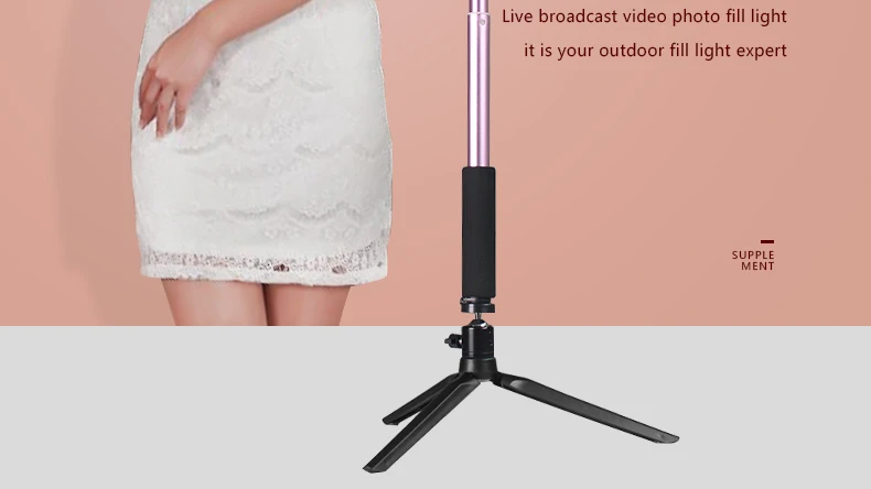 Dimmable LED Studio Camera Ring Light Photo Phone Video Light Annular Lamp With Tripods Selfie Stick Ring Fill Light For Canon - ANKUX Tech Co., Ltd
