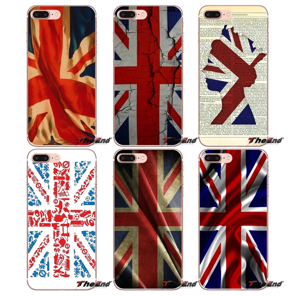Для Samsung Galaxy J1 J2 J3 J5 J7 A3 A5 A7 2015 2016 2017 J530 J730 Fundas Coque Английский Британский флаг