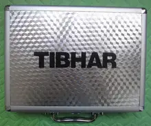 Original Tibhar high quality table tennis case aluminum alloy suitcase table tennis racket and table tennis ball racquet sports