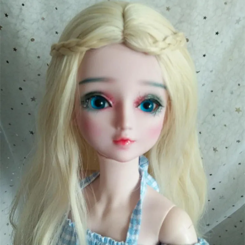 3 bjd wig gold color Z