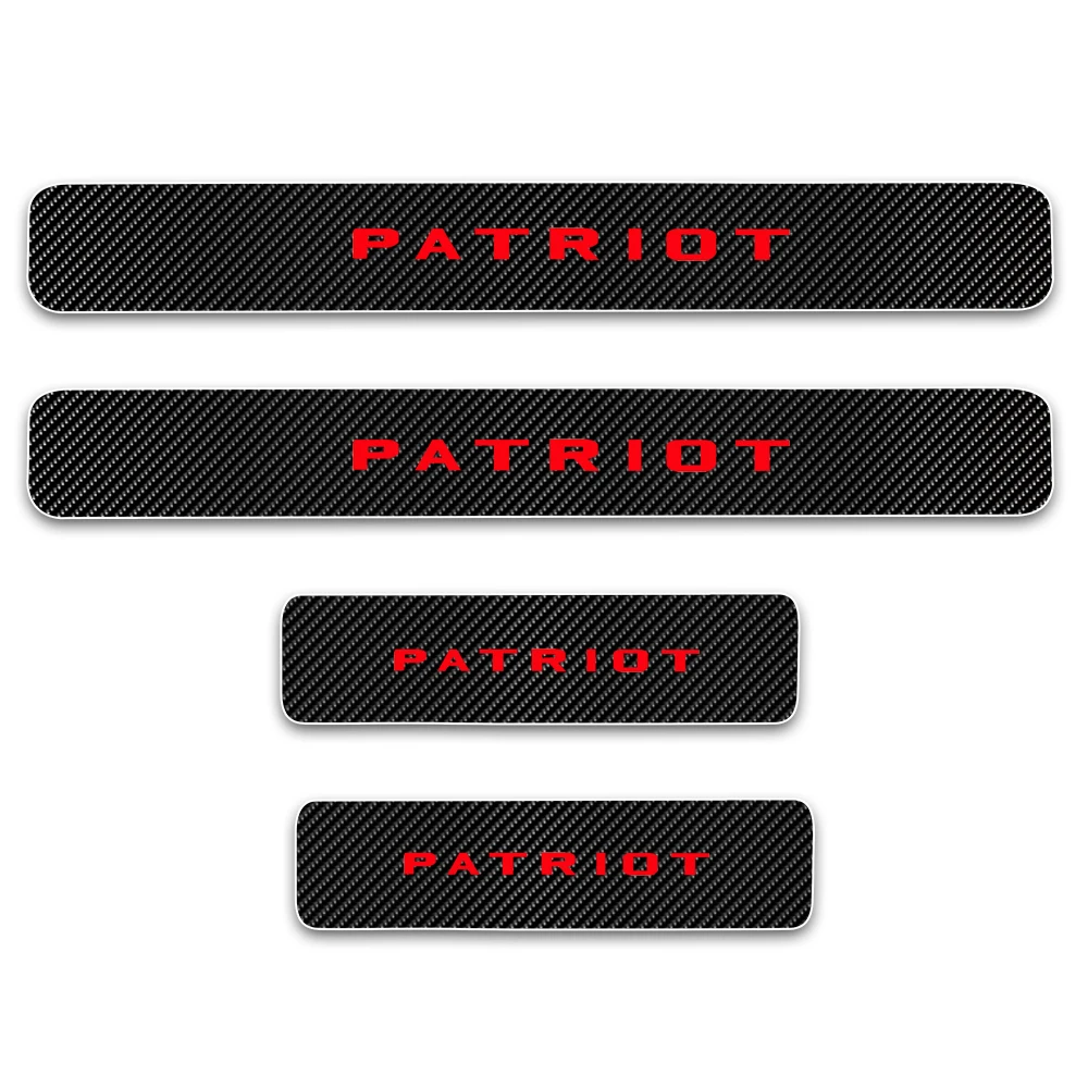 for Jeep Compass Patriot Wrangler Sahara Rubicon Grand Cherokee Carbon Fiber Door Sill Protector Scratch Door Sill Guard 4D Welcome Pedals Guards Threshold Sticker Sticker White 4Pcs for Jeep Compass Patriot Wrangler Sahara Rubicon Grand Cherokee Carbon Fiber Door Sill Protector Scratch Door Sill Guard 4D Welcome Pedals Guards Threshold Sticker Sticker White 4Pcs