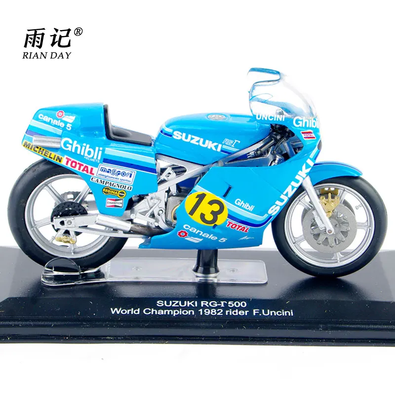 

RIAN DAY 1/22 Scale SUZUKI RG-r500 World Champion 1982 Moto GP Diecast Metal Motorcycle Model Toy For Collection/Gift