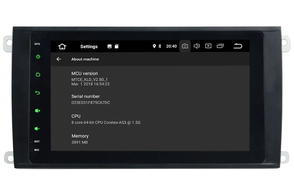 Excellent KLYDE 4G Android 8 7.1 Octa Core 4GB+32GB Car DVD Player Radio For Porsche Cayenne S GTS 2003 2004 2005 2006 2007 2008 2009 2010 5