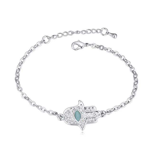 2018 new charme fatima main bracelet avec cristal de swarovski bon pour fille ami cadeau de