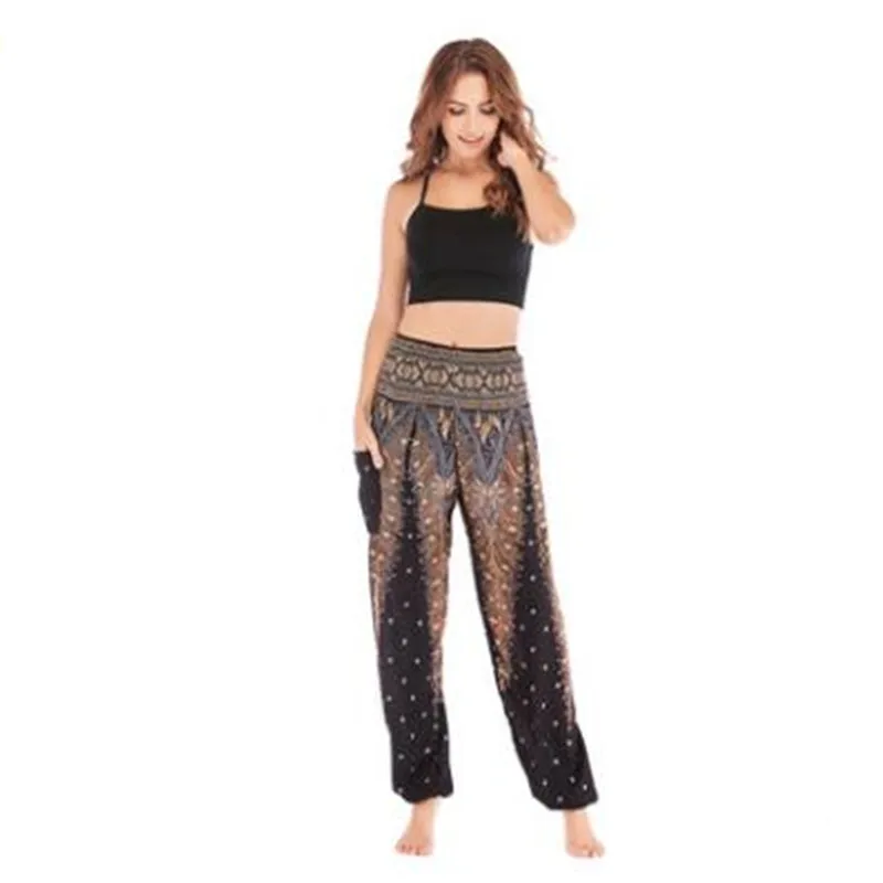 

Popular sale Women's Casual cotton trousers high hip hop pants
