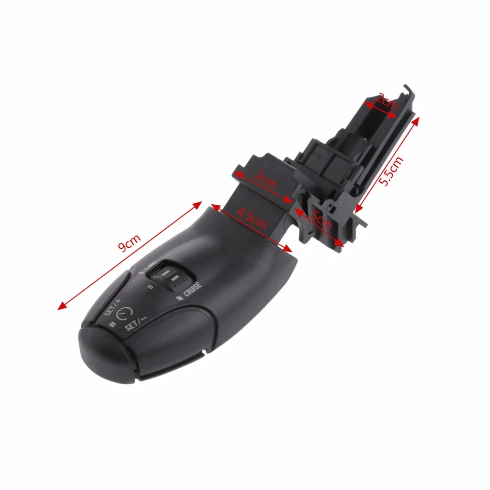 1 Pc negro interruptor de Control de crucero para Citroen C3 C5 C8 para Peugeot 207, 307, 308, 407, 607, 3008 6242Z9 piezas de Repuesto de automóvil nuevas