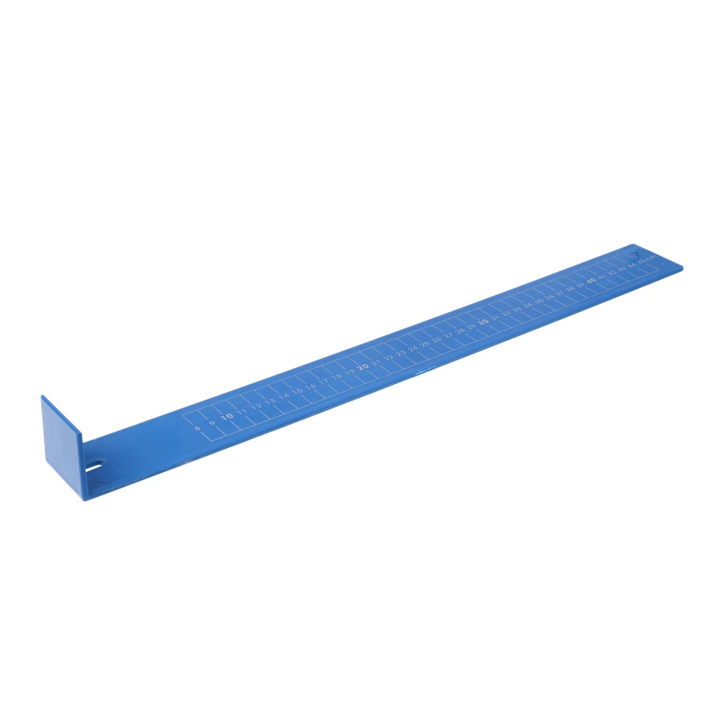 

48cm Waterproof Plastic Fishing Ruler Scale Tournament Fish Measurement Accurate with Baffle