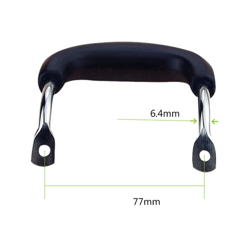 

2Pcs Dia 77mm Metal Pressure Pan Cooker Steamer Sauce Pot Replacement Short Side Handle For Home Kitchen Cookware Parts