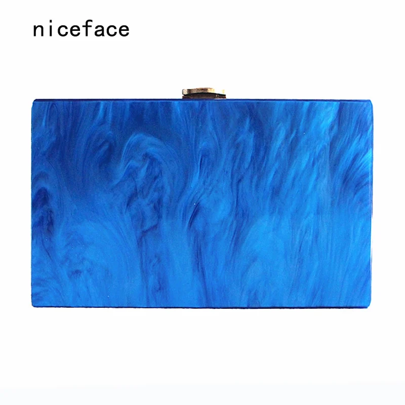 New Wallet 2017 Women messenger bag fashion party handbag puring pearl luxury acrylic shoulder bag lady