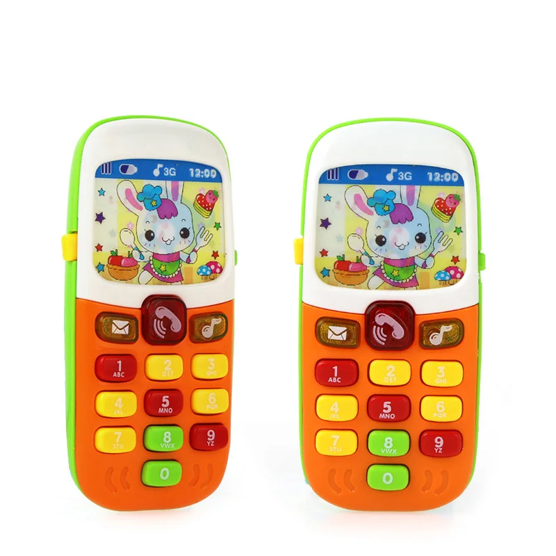 Electronic Toy Phone For Kids Baby Mobile elephone Educational Learning