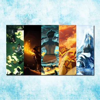

Avatar The Legend Of Korra Hot Anime Comic Art Silk Canvas Poster Print 13x24 24x43 inch Home Wall Decoration (more)-3