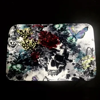 

Creative European and American style flower skull carpet soft floor mat bathroom mat living room carpet