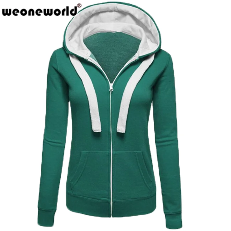 

2018 Korean Women Hoodies Sweatshirts Women Fleece Jackets Zipper Outerwear Hoody Sweatshirt Women Fitness Top Moletom Feminino