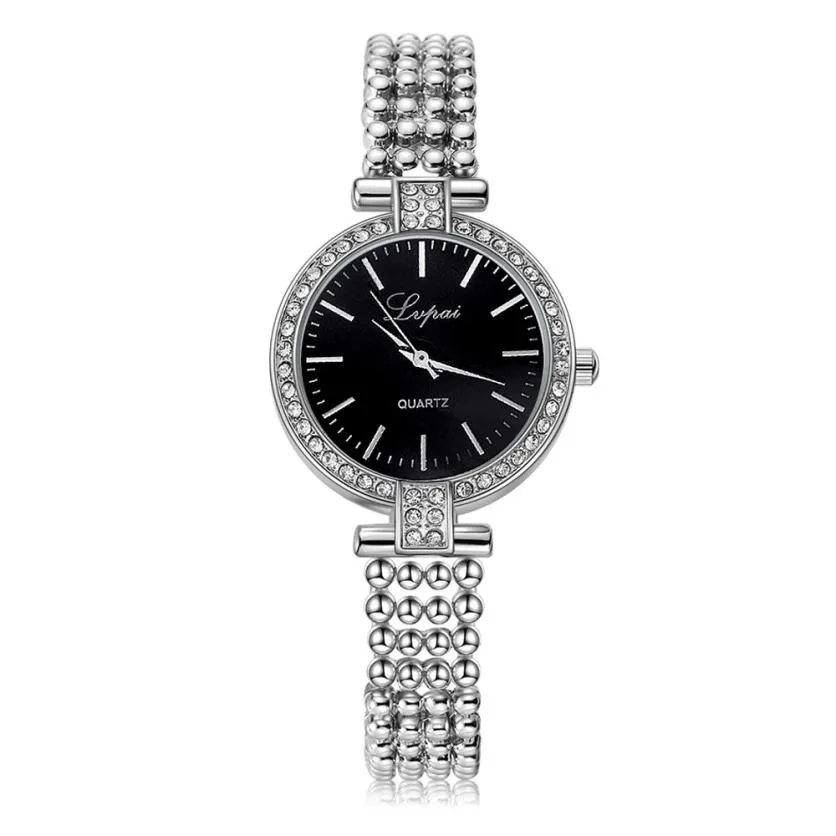 Luxury Women Watches New Tiny Steel Ball Band Set Rhinestone Dial