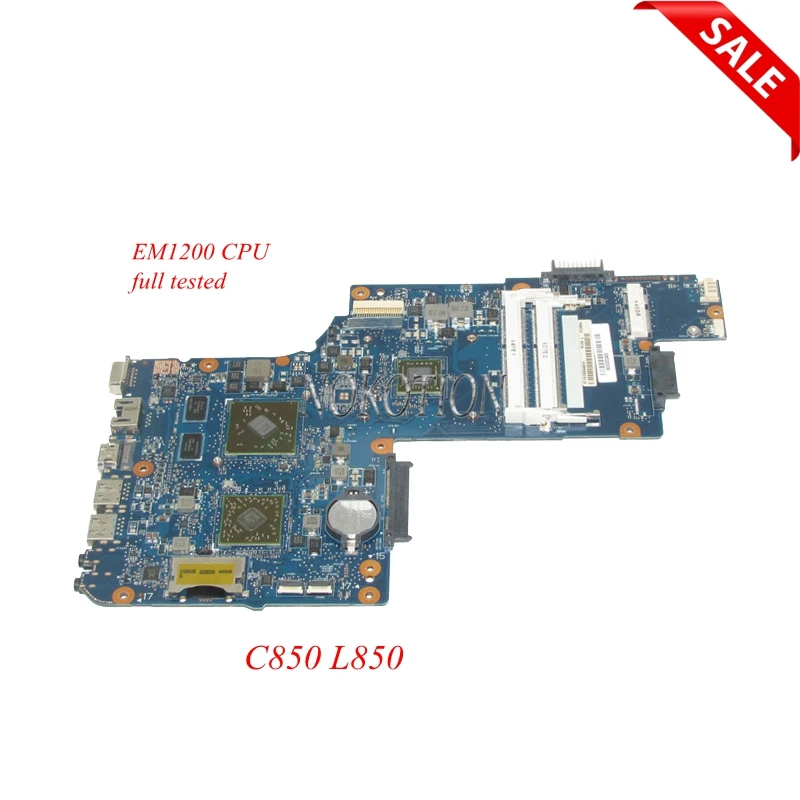 Материнская плата NOKOTION H000052460 для ноутбука Toshiba Satellite C850 L850 материнская EM1200 ЦП DDR3
