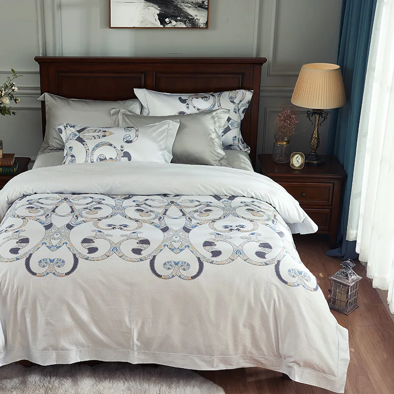 white egyptian cotton bedding king size bed sheet adult ...