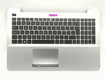 

New Nordic keyboard for Asus X555UA X555UQ X555UB X555UF X555UJ silver Palmrest