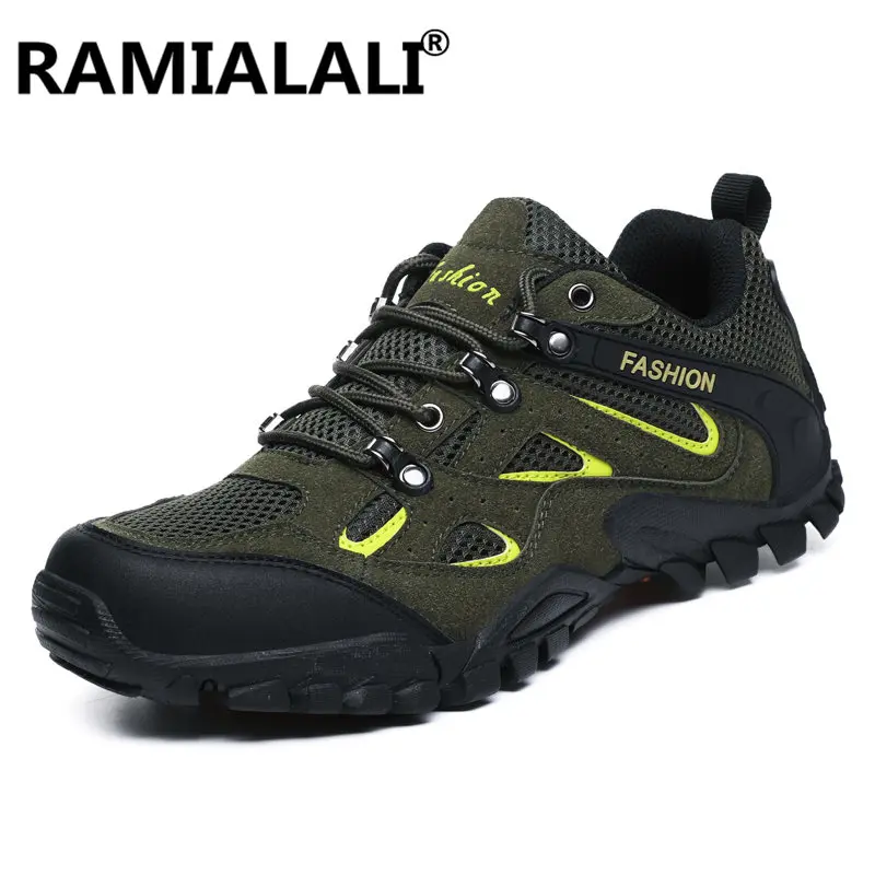 Ramialali جديد وصول الكلاسيكية نمط الرجال حذاء للسير مسافات طويلة الدانتيل يصل الرجال أحذية رياضية في الهواء الطلق الركض الرحلات Ramialali جديد وصول الكلاسيكية نمط الرجال حذاء للسير مسافات طويلة الدانتيل يصل الرجال أحذية رياضية في الهواء الطلق الركض الرحلات