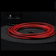 5 метров, 16,4 футов/Лот, RVB2* 0,3, 22awg красный и черный ПВХ изолированный провод, 2pin DC луженый медный кабель, электрический провод для светодиодный лампы