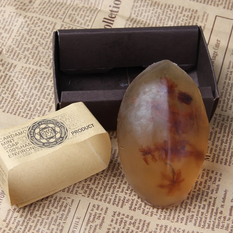 

Natural Osmanthus Essential Oil handmade Soap anti-acne wash soap whitening freckle remove Bathing Soap for Lover's Women Gifts