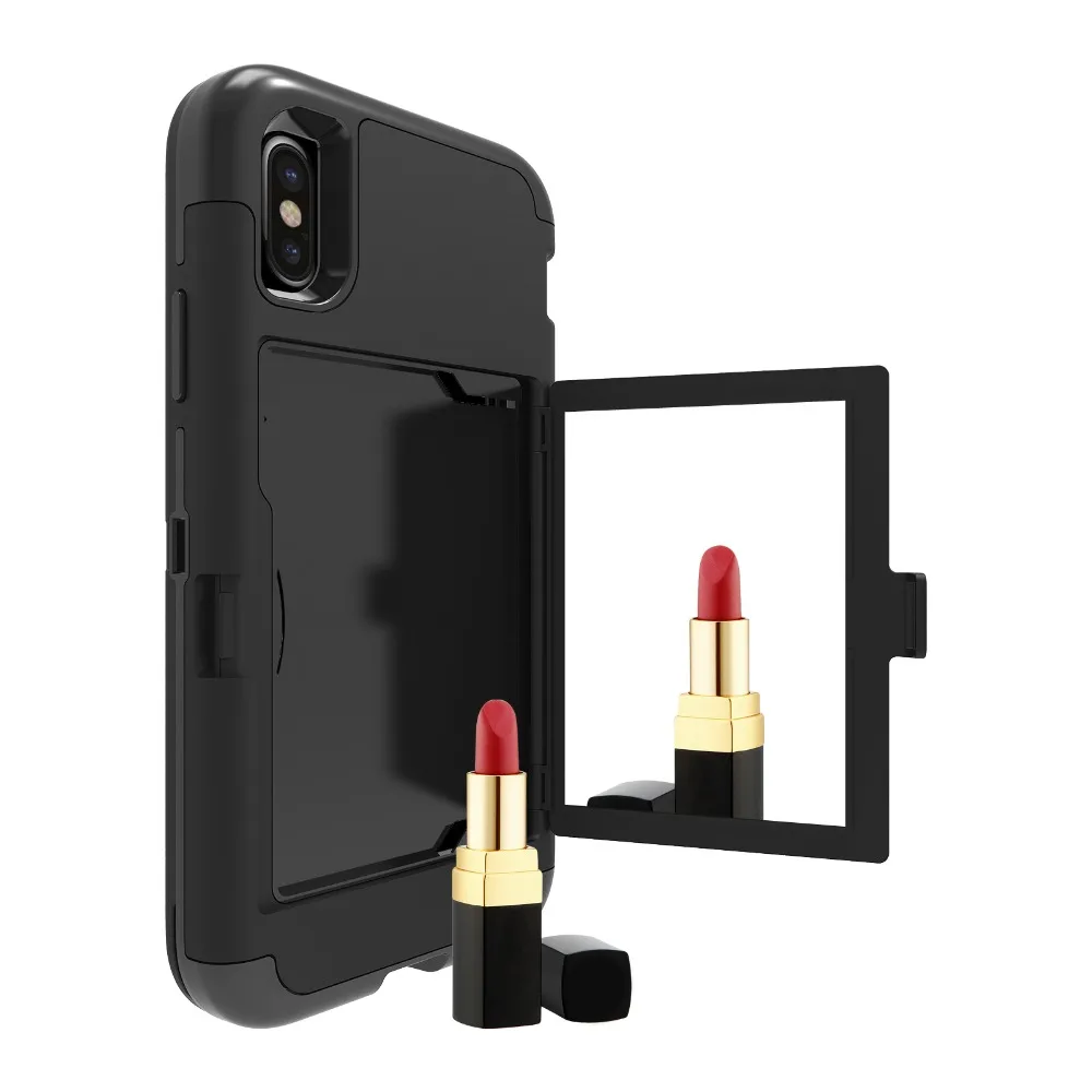 Hard Phone Case For Apple iPhone X Hidden Mirror Smartphone Shell 3 in