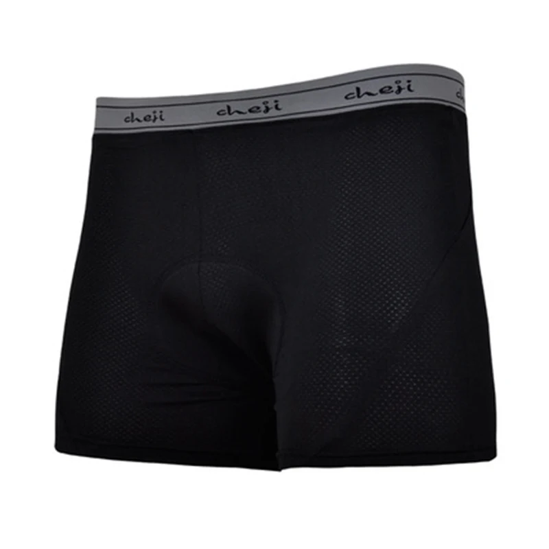 Black men cycling underpants breathable foam cushion Riding underwear