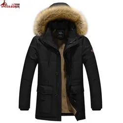 UNCO и BOROR зимняя куртка для мужчин среднего возраста плюс размеры 7XL 8XL Толстая теплая верхняя одежда пальто куртка Мужская съемный