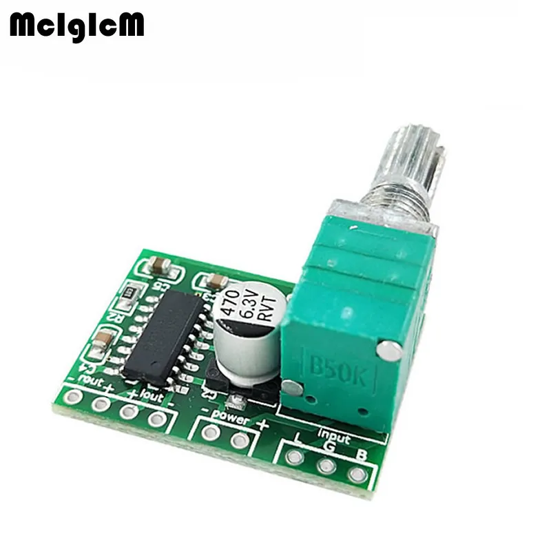 MCIGICM SAMIORE ROBOT PAM8403 mini 5V Цифровой усилитель плата с потенциометром переключателя