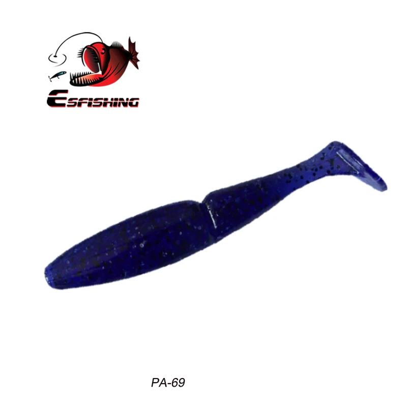 Esfishing мягкие приманки Shad Easy Shiner 50 мм 70 мм 1,2 г 3,8 г Leurre Souple рыболовные снасти Морская рыбалка Jerkbait белый - Цвет: PA69