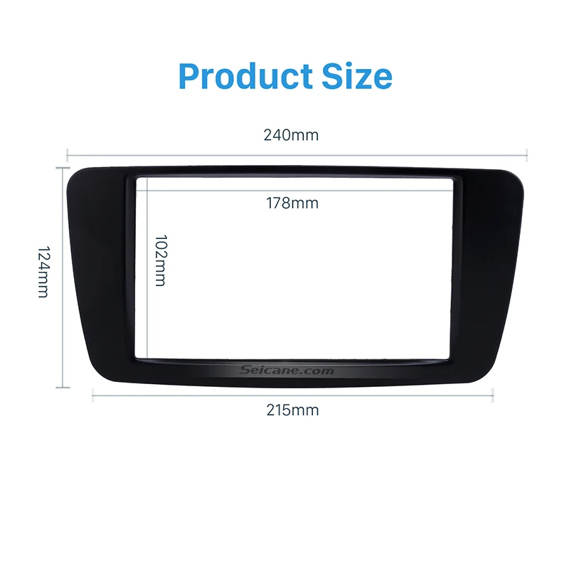 Seicane Car Stunning 2Din GPS Install Frame Fascia Trim Kit for Mercedes BENZ B Class W246 A W176 2013-2015 Surround Panel | Автомобили и