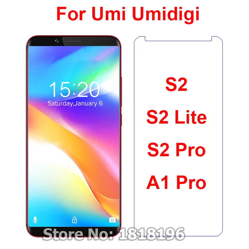 

Tempered Glass For Umi UMIDIGI A1 Pro S2 Pro Lite Screen Protector 9H Toughened Glass Phone Film For Umidigi S2Pro S2Lite Glass