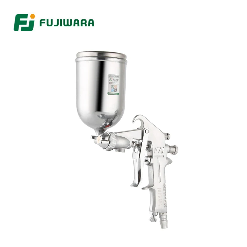 FUJIWARA F 75 Pneumatic Spray Lacquer Gun 1.5mm Caliber 400ml/750ml