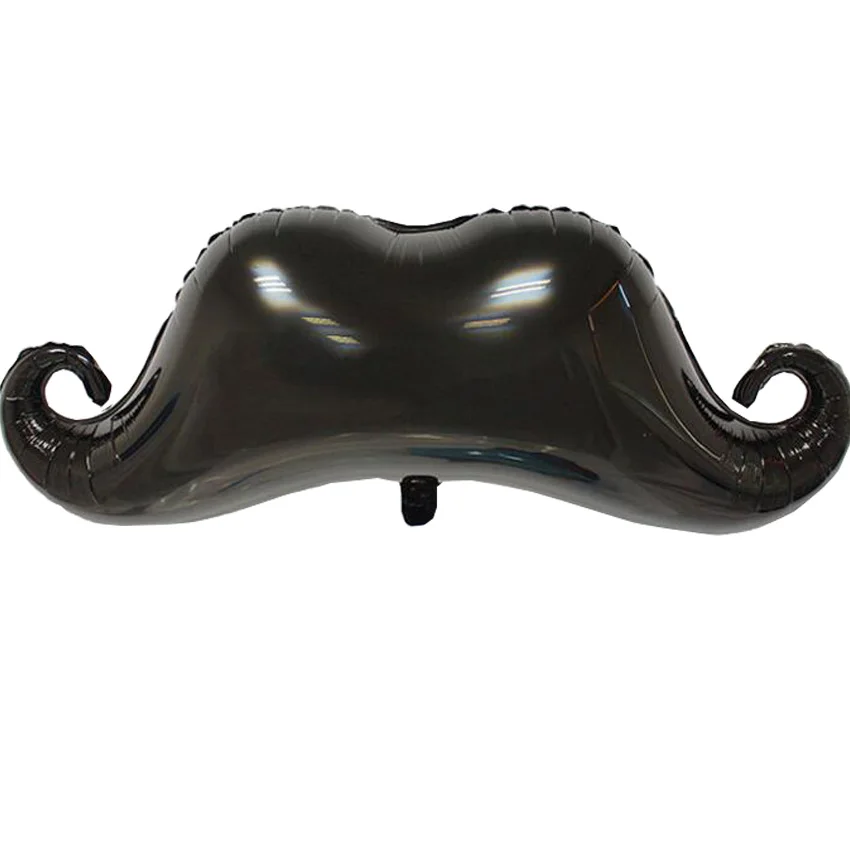 

5pcs/lot 88*40cm black Beard balloons gentleman balloon Moustache balloons for wedding party decoration kids toy globos