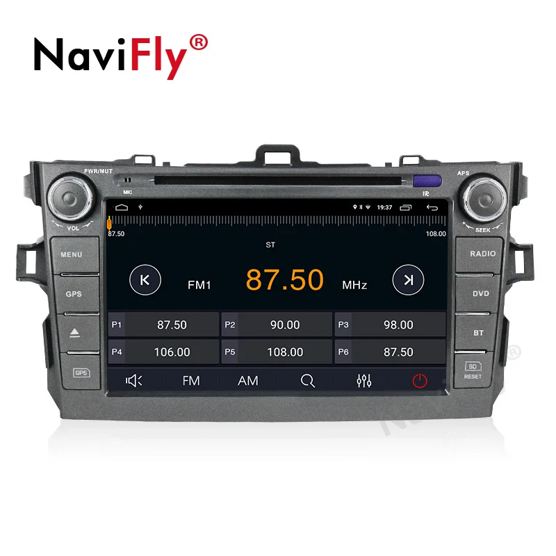 Flash Deal 2din 2+32G Android 9.1 Car dvd multimedia player for Toyota corolla 2007 2008 2009 2010 2011 radio FM WIFI USB GPS Navigation 3