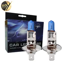 2 шт Галогенные лампы H1 100 W 12 V Автомобильные фары супер яркие белые кварцевые стеклянные Автомобильные фары авто фары