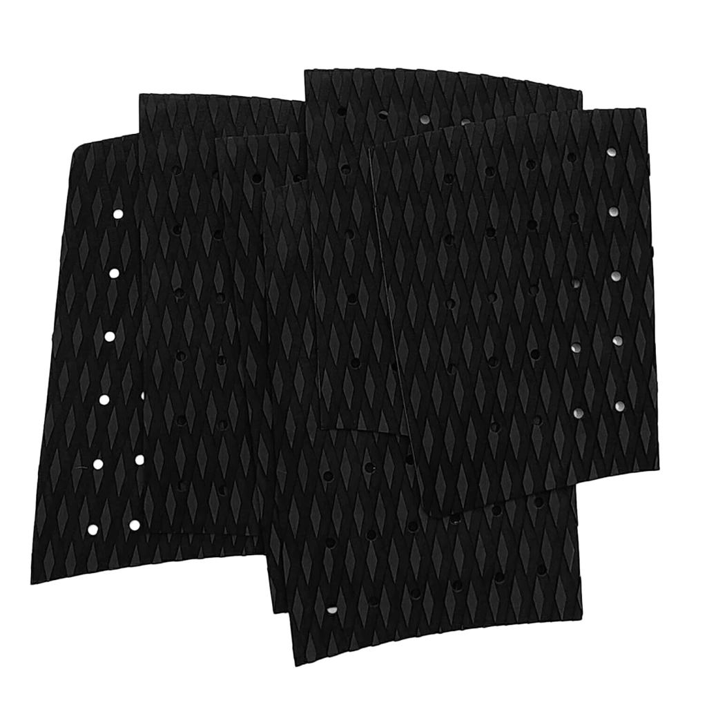 6 Pieces Non Slip SUP Surfing Surfboard Boat Yacht Front Foot Traction Pad Deck Grip DIY Water Sports Accessories