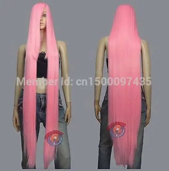 

Wig Extra Long Bang Light pink Cosplay Wigs - 50 inch High Temp - CosplayDNA Wigs Free Shipping