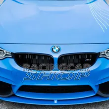 Неокрашенный M P Stye передний сплиттер спойлер для BMW F80 M3 F82 F83 M4 передний бампер 2014UP B165F