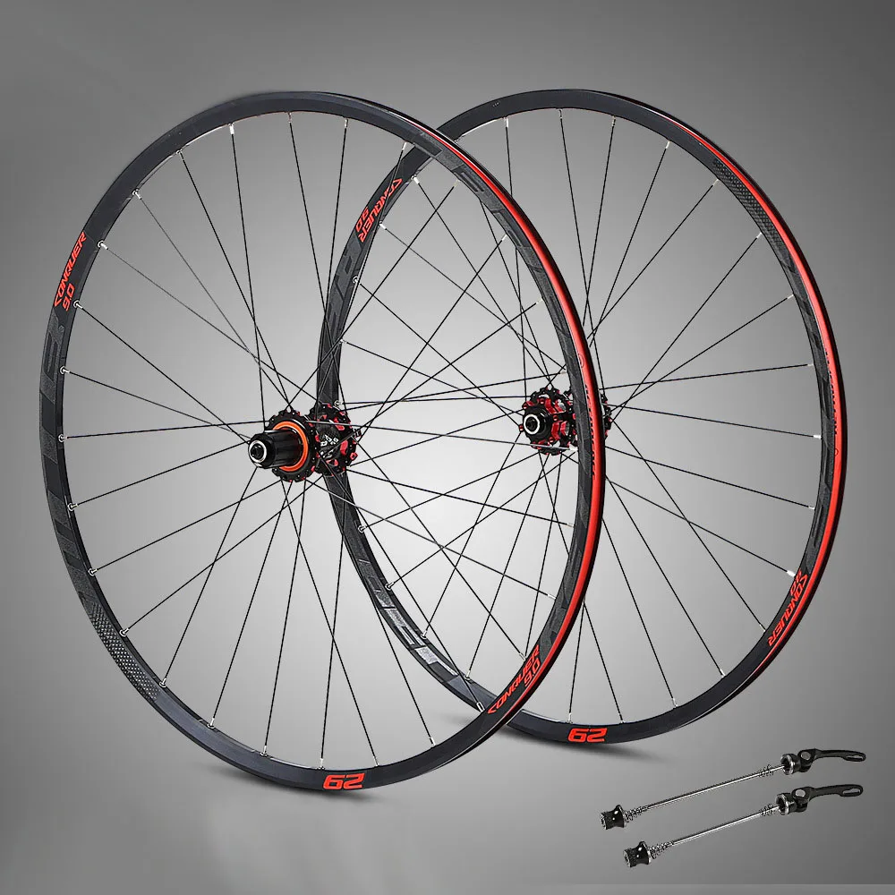 MTB Wheelset алюминиевый горный велосипед 29er колеса карбоновые Freehub дисковый тормоз 4