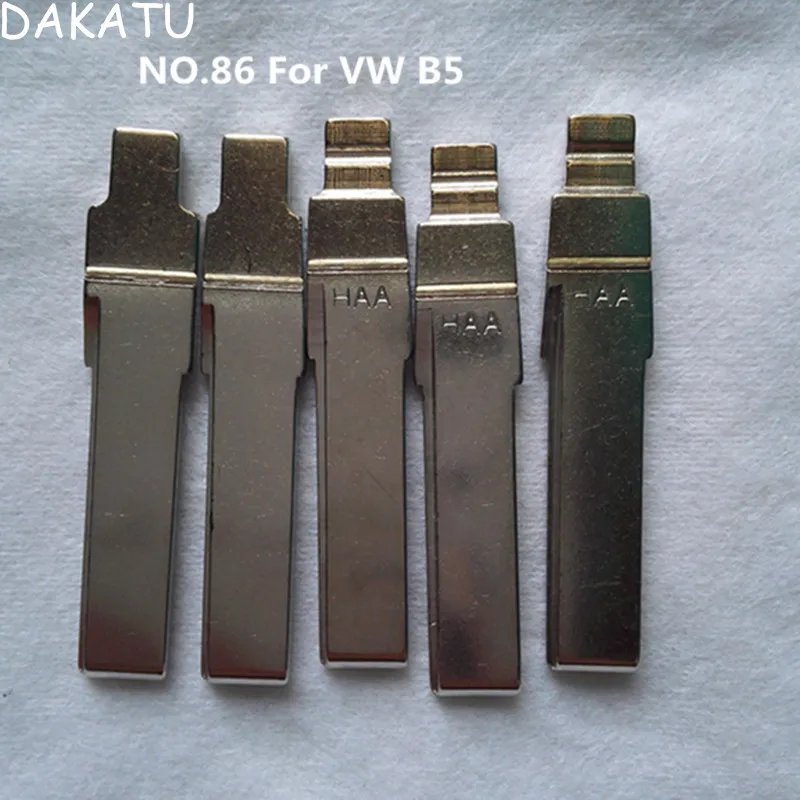 

DAKATU 86# Replacement Flip Remote Key Blade Car Key blank For VW Passat Polo Bora Lavida Sagitar Remote Key Blade NO.86