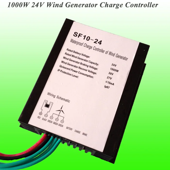 

Hot Sale 1000W/2000W 24V/48V/96V IP67 Waterproof Wind Turbine Regulator Wind Power Generator Charge Controller Wind Controller