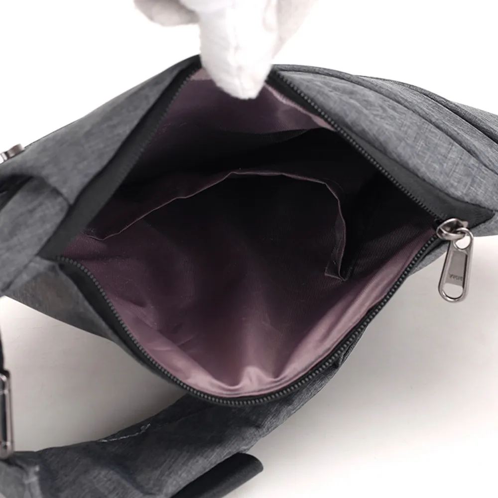  Fashion Chest Bag Men Women Sling Bag Casual Canvas Chest Anti Theft Crossbody Bags High Quality Sh - 32894168677