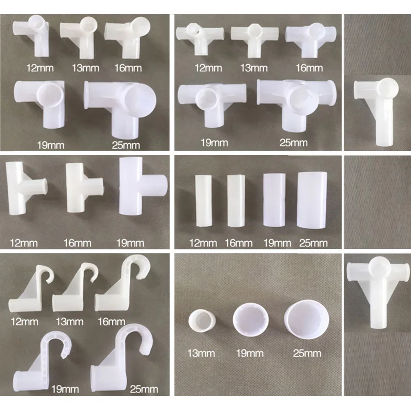 

Wardrobe shelf fittings DIY Party supplies balloon arch connector, Children tent game room /Castle House joints 10pcs/lot