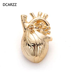 DCARZZ Vertebra Pewter Lapel Pins Medical Gift Doctor Nurse Antique Gold Silver Spine Pins Brooches Trendy Jewelry Women Gift