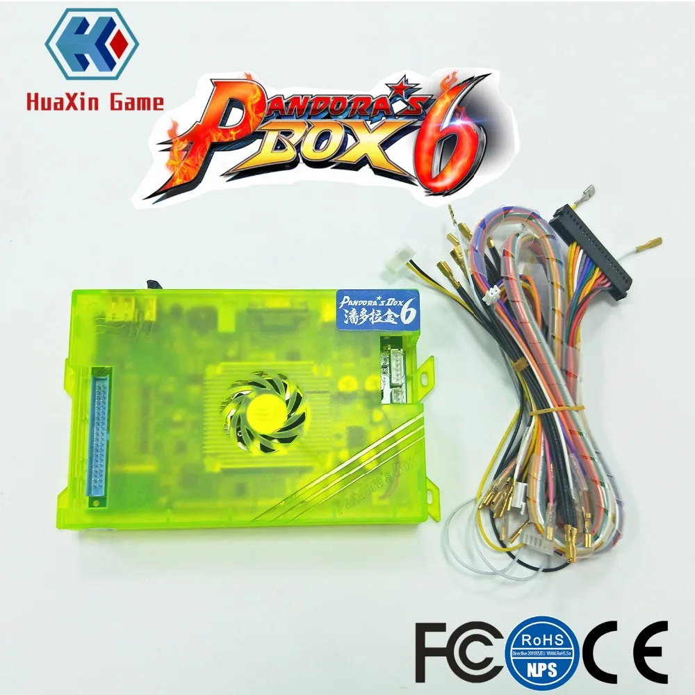 New Arrival Original Pandora Box 6 Home Edition 1300 in 1 Games Board Family Version for Game Joystick Arcade Marchine Cabinet
