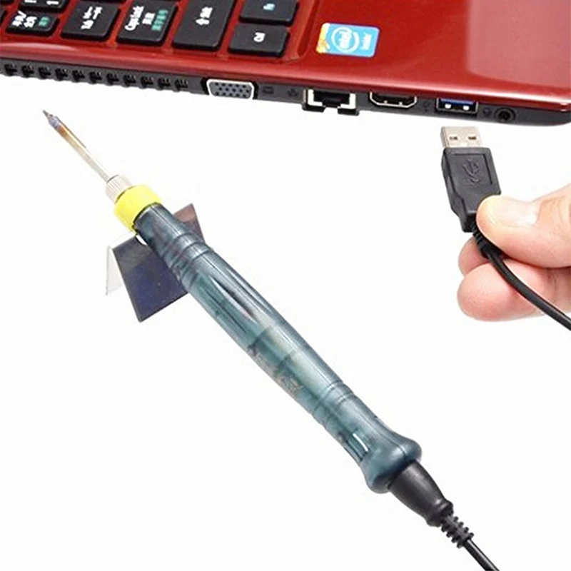 Портативный мини 5 в 8 Вт USB паяльник ручка наконечник Сенсорный Выключатель Электрический паяльная станция сварочное оборудование