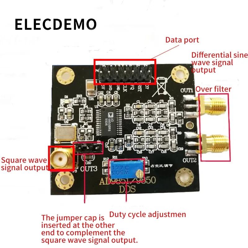 Frequency Duty Cyclel Generatore di segnale ad onda quadra LCD PWM Pulse